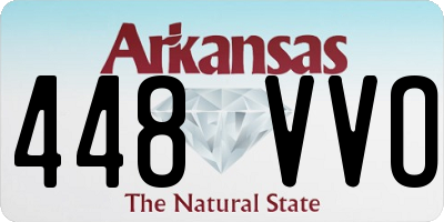 AR license plate 448VVO