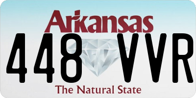 AR license plate 448VVR