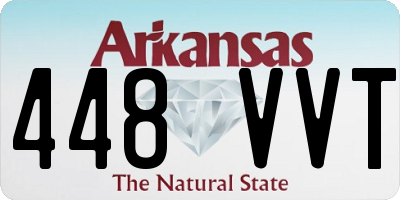 AR license plate 448VVT