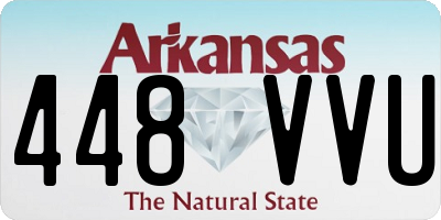 AR license plate 448VVU