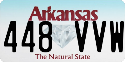AR license plate 448VVW