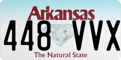 AR license plate 448VVX
