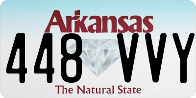 AR license plate 448VVY