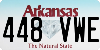 AR license plate 448VWE