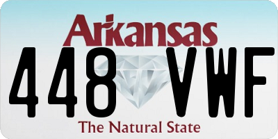 AR license plate 448VWF