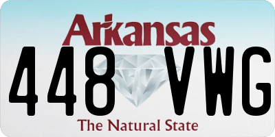 AR license plate 448VWG