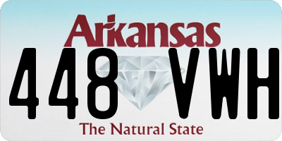 AR license plate 448VWH