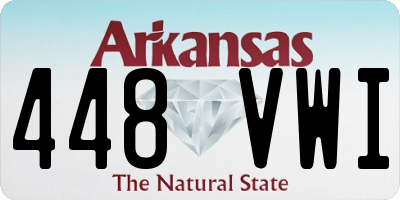 AR license plate 448VWI
