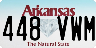 AR license plate 448VWM