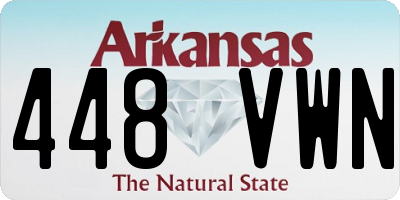 AR license plate 448VWN