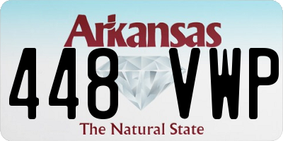 AR license plate 448VWP