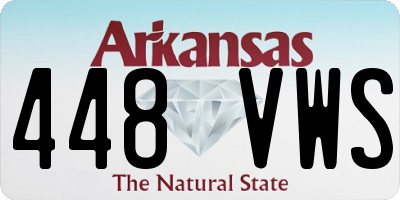 AR license plate 448VWS