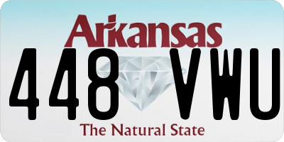 AR license plate 448VWU