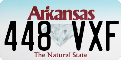 AR license plate 448VXF