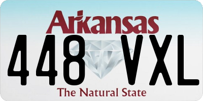 AR license plate 448VXL