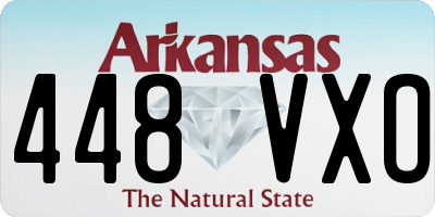 AR license plate 448VXO