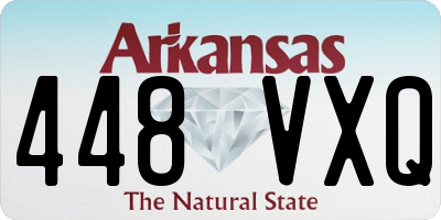 AR license plate 448VXQ