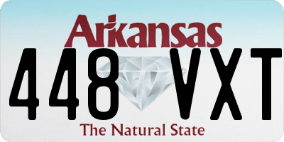 AR license plate 448VXT