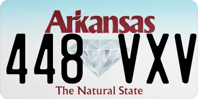 AR license plate 448VXV