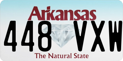 AR license plate 448VXW
