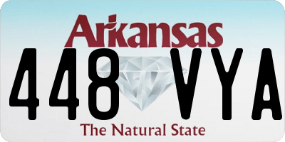 AR license plate 448VYA