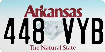 AR license plate 448VYB