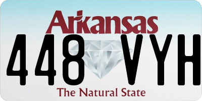 AR license plate 448VYH