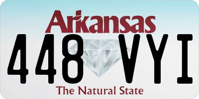 AR license plate 448VYI