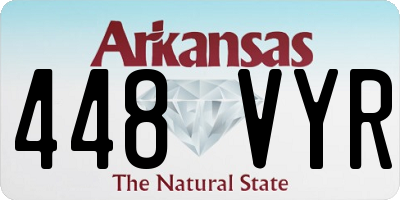 AR license plate 448VYR