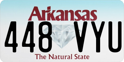 AR license plate 448VYU