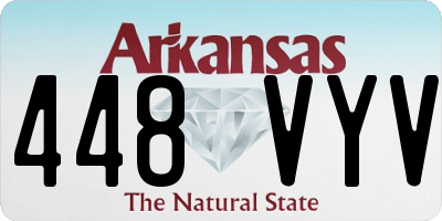 AR license plate 448VYV