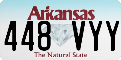 AR license plate 448VYY
