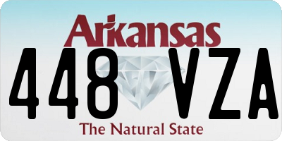 AR license plate 448VZA