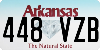 AR license plate 448VZB