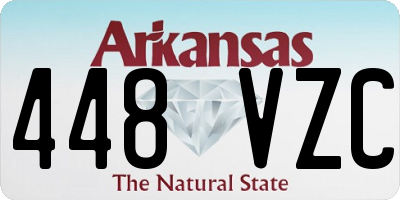AR license plate 448VZC