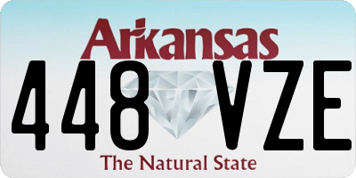 AR license plate 448VZE