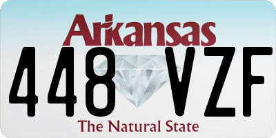 AR license plate 448VZF