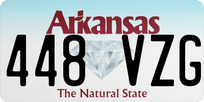 AR license plate 448VZG