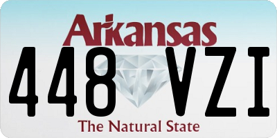 AR license plate 448VZI