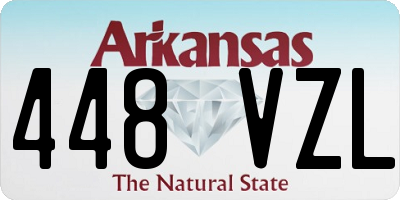 AR license plate 448VZL