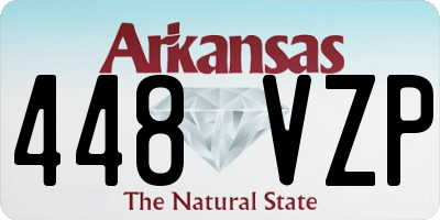 AR license plate 448VZP