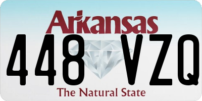 AR license plate 448VZQ