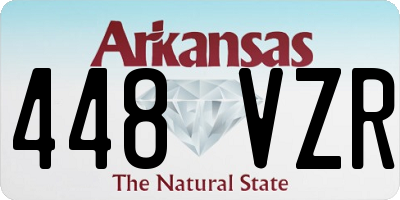 AR license plate 448VZR