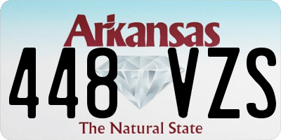 AR license plate 448VZS