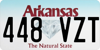AR license plate 448VZT