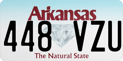 AR license plate 448VZU