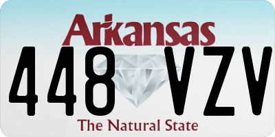 AR license plate 448VZV