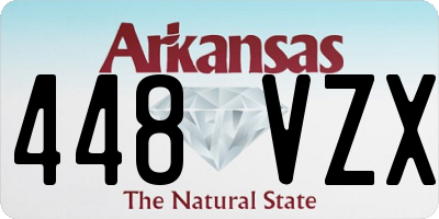 AR license plate 448VZX
