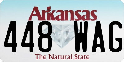 AR license plate 448WAG