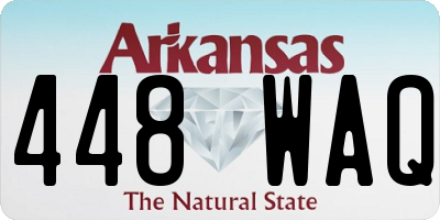 AR license plate 448WAQ